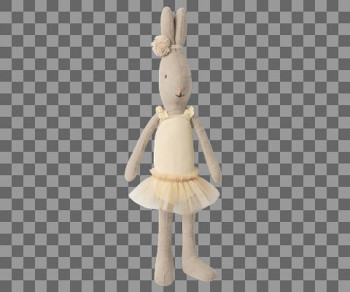 Kaninchen Gr.1 Klass. Balletanzug und Rock creme