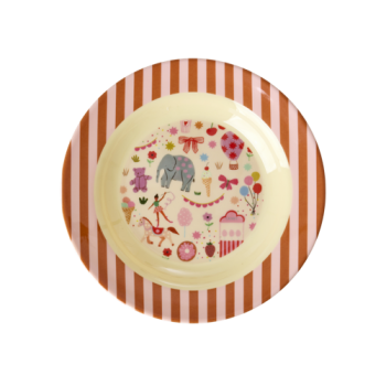 Teller tief Kids Pink Fun Fair